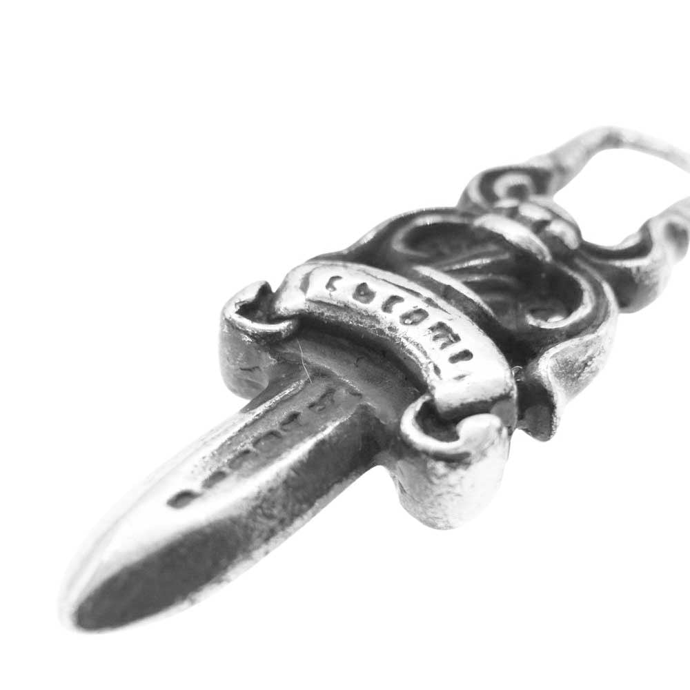 CHROME HEARTS クロムハーツ（原本無） #5 DAGGER ZIP1 ダガー ジップ ペンダント トップ シルバー系【中古】