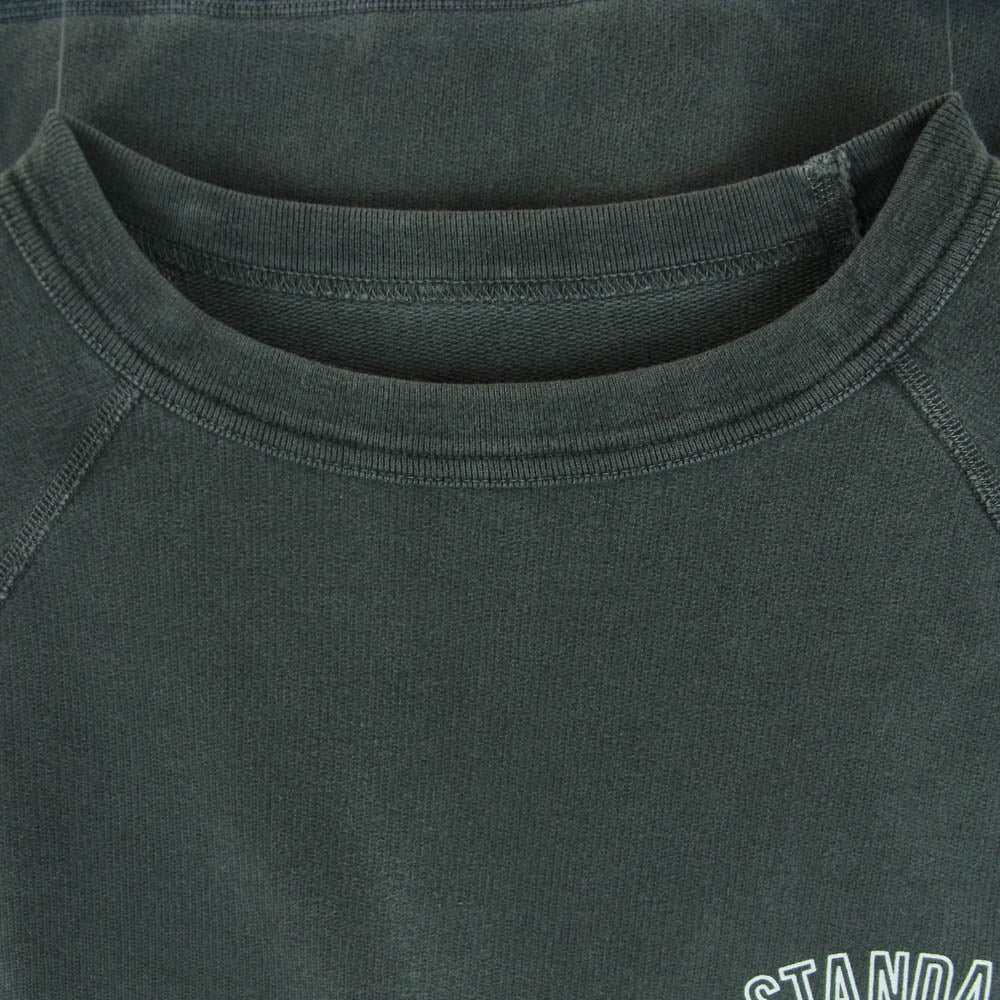 STANDARD CALIFORNIA スタンダードカリフォルニア Pima Cotton Crew Sweat ピマコットン スウェット トレーナー トップス グレー系 M【美品】【中古】