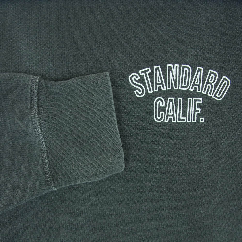 STANDARD CALIFORNIA スタンダードカリフォルニア Pima Cotton Crew Sweat ピマコットン スウェット トレーナー トップス グレー系 M【美品】【中古】