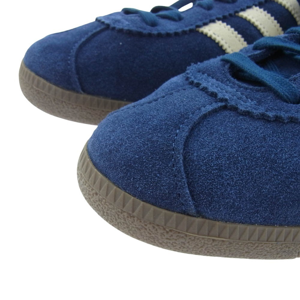 adidas アディダス IG2004 Bern ベルン スエード ローカット スニーカー ネイビー系 27.5cm【中古】