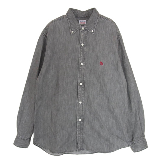 STANDARD CALIFORNIA スタンダードカリフォルニア SD Denim Button-Down Shirt Vintage Wash デニム シャツ ブラック系 M【美品】【中古】