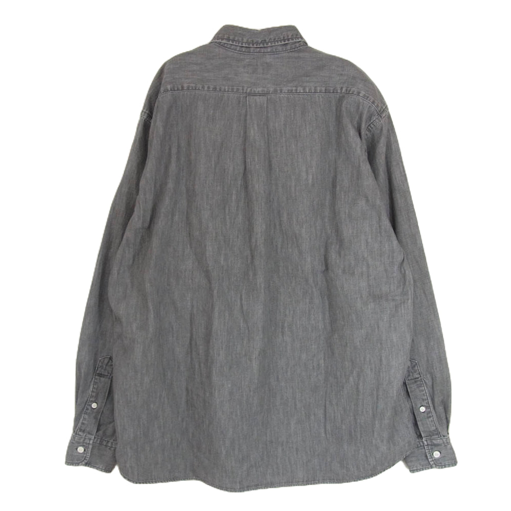 STANDARD CALIFORNIA スタンダードカリフォルニア SD Denim Button-Down Shirt Vintage Wash デニム シャツ ブラック系 M【美品】【中古】