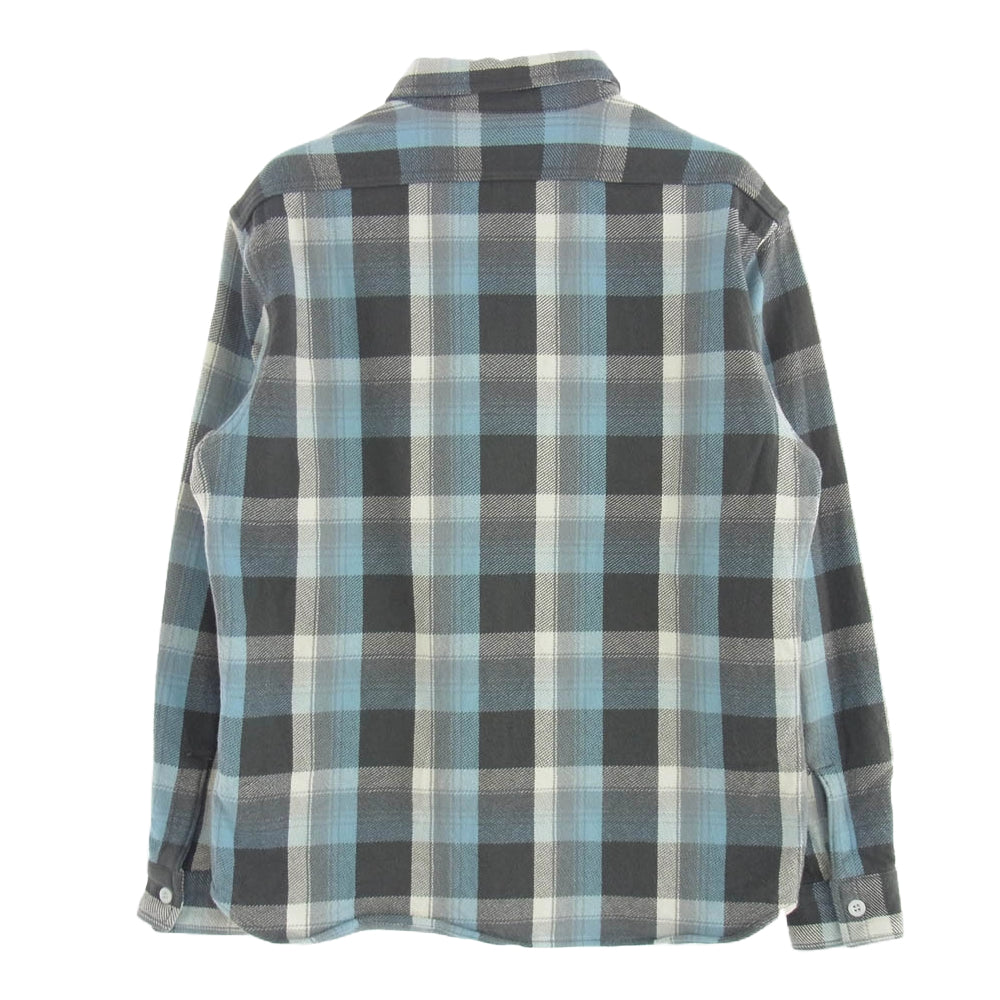 STANDARD CALIFORNIA スタンダードカリフォルニア 23AW SD Heavy Flannel Check Shirt ヘビー フランネル チェック シャツ ブルー系 M【極上美品】【中古】