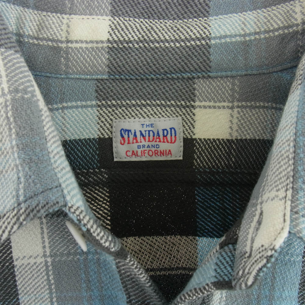 STANDARD CALIFORNIA スタンダードカリフォルニア 23AW SD Heavy Flannel Check Shirt ヘビー フランネル チェック シャツ ブルー系 M【極上美品】【中古】