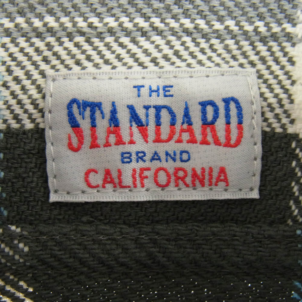 STANDARD CALIFORNIA スタンダードカリフォルニア 23AW SD Heavy Flannel Check Shirt ヘビー フランネル チェック シャツ ブルー系 M【極上美品】【中古】