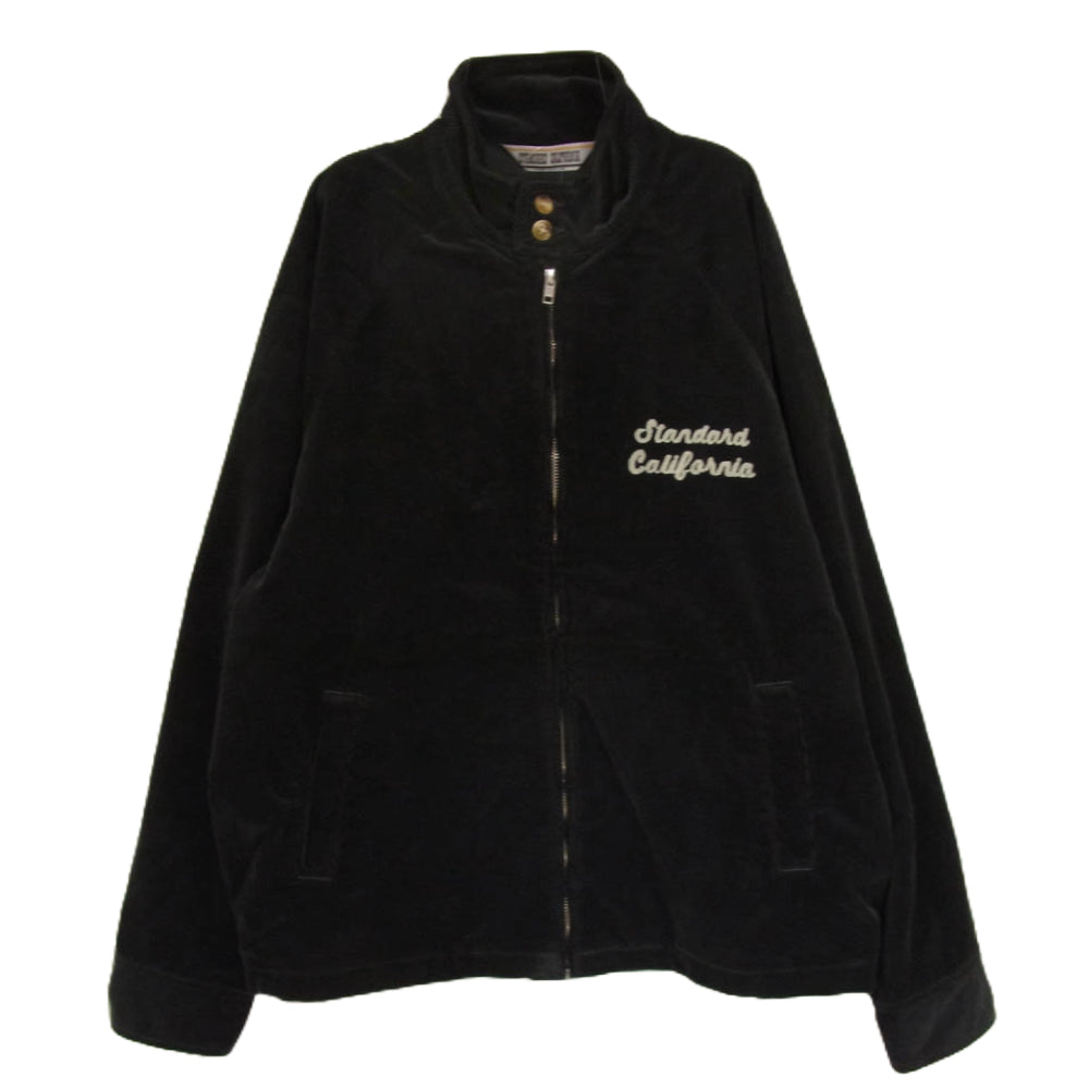 STANDARD CALIFORNIA スタンダードカリフォルニア SD Corduroy Harrington Jacket コーデュロイ ハリントン ジャケット ブラック系 M【中古】