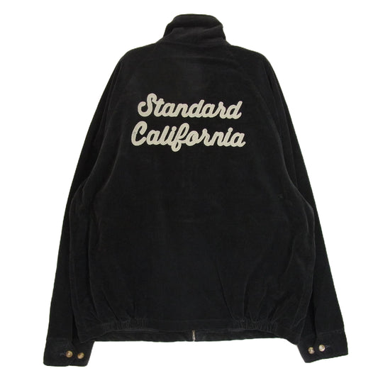 STANDARD CALIFORNIA スタンダードカリフォルニア SD Corduroy Harrington Jacket コーデュロイ ハリントン ジャケット ブラック系 M【中古】