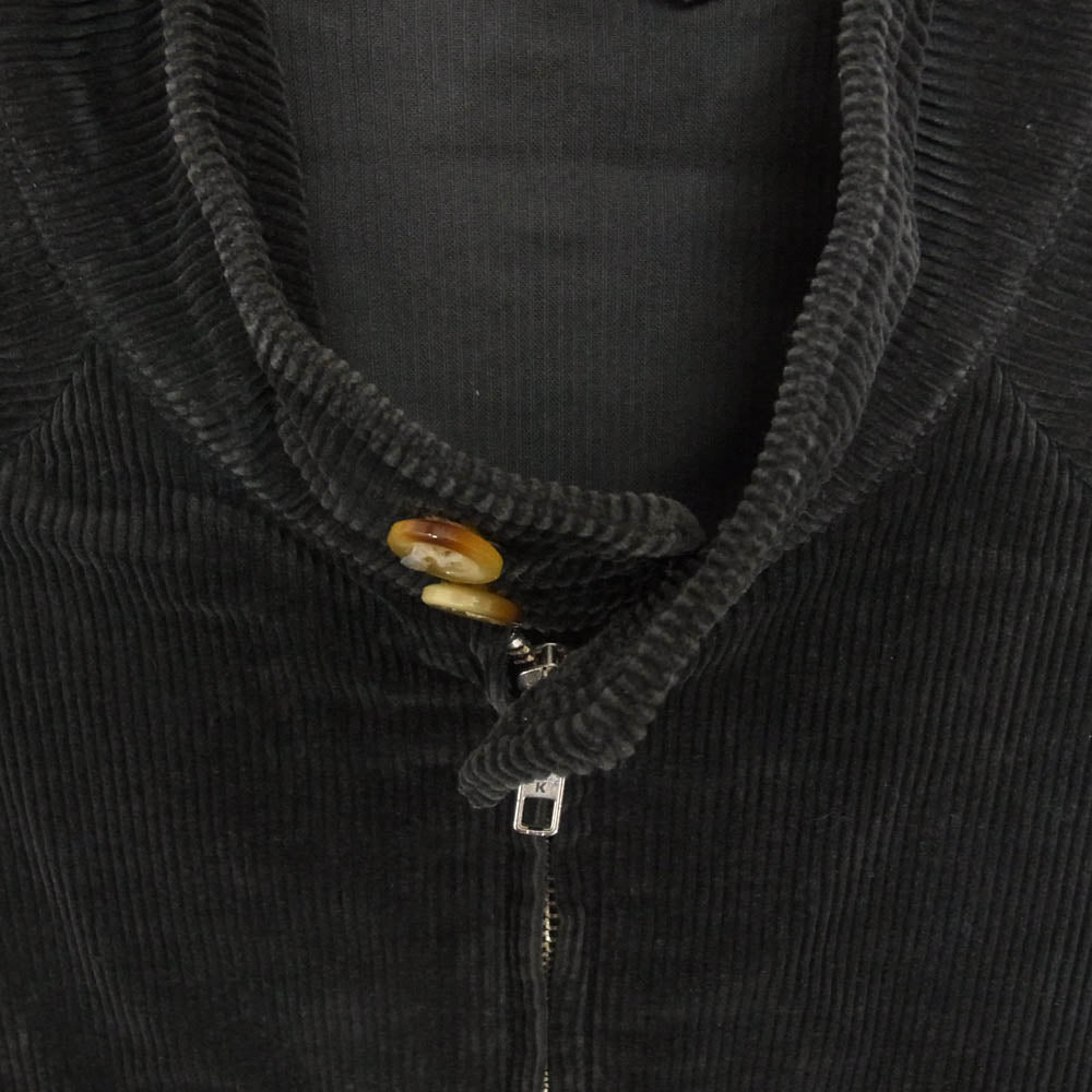 STANDARD CALIFORNIA スタンダードカリフォルニア SD Corduroy Harrington Jacket コーデュロイ ハリントン ジャケット ブラック系 M【中古】