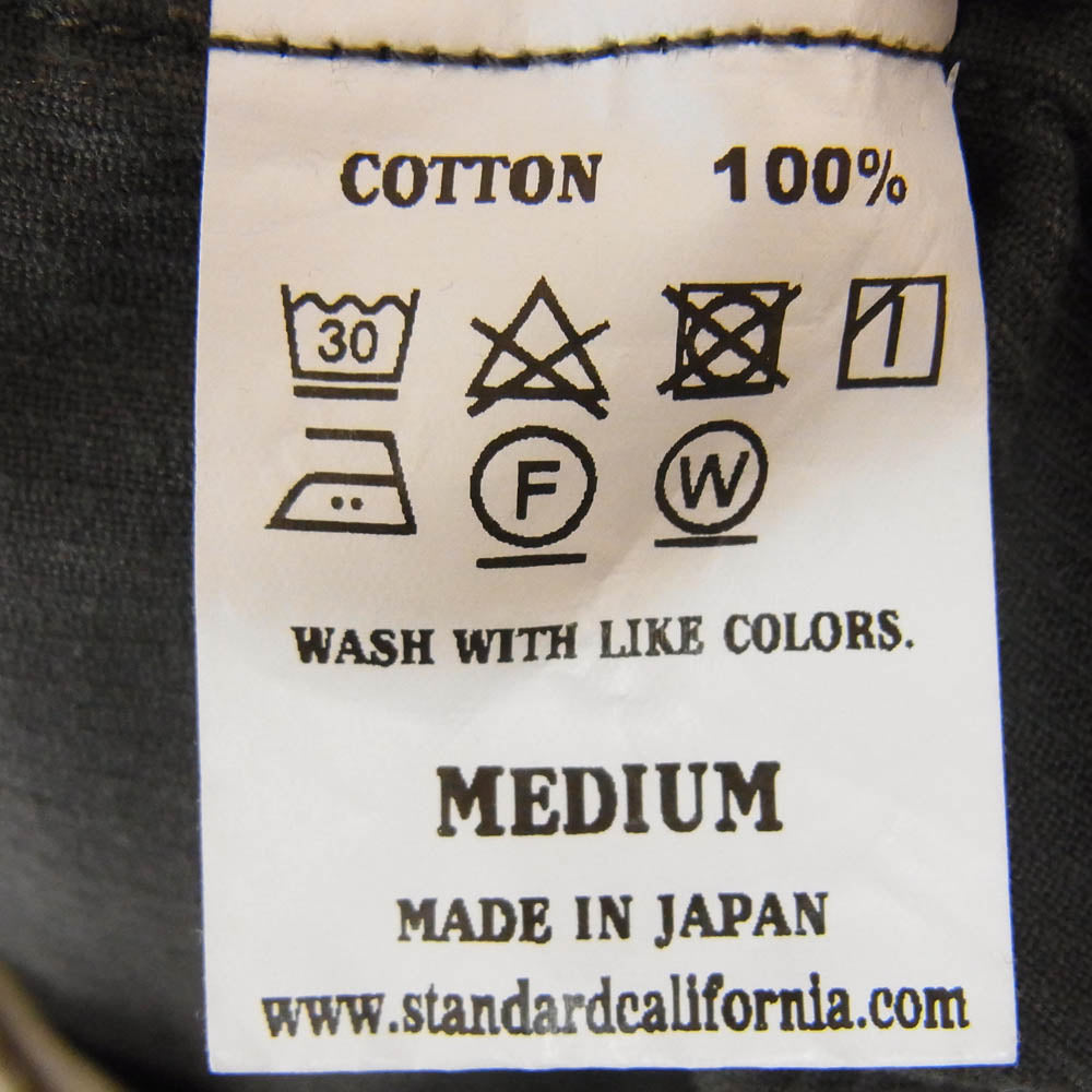 STANDARD CALIFORNIA スタンダードカリフォルニア SD Corduroy Harrington Jacket コーデュロイ ハリントン ジャケット ブラック系 M【中古】
