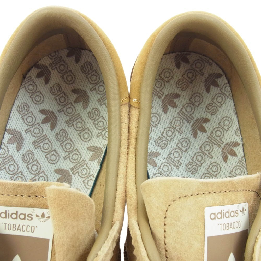 adidas アディダス GY7396 Tobacco Gruen タバコ グルーエン スエード ローカット スニーカー ライトブラウン系 27.5cm【新古品】【未使用】【中古】