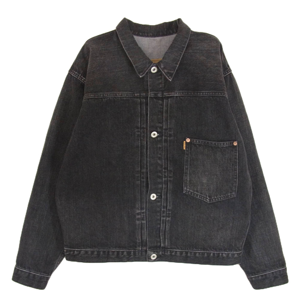 STANDARD CALIFORNIA スタンダードカリフォルニア SD Denim Jacket S996 WW Il Vintage Wash デニム ジャケット ブラック系 40【美品】【中古】