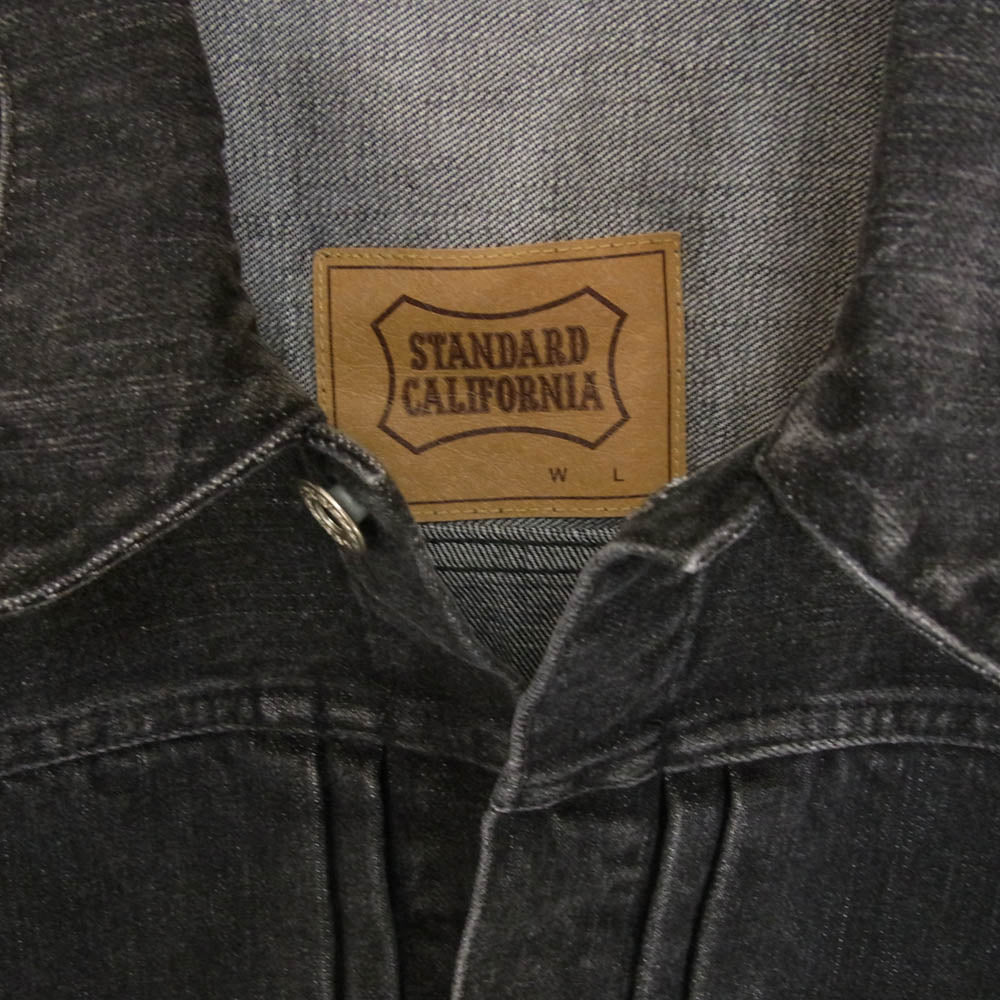 STANDARD CALIFORNIA スタンダードカリフォルニア SD Denim Jacket S996 WW Il Vintage Wash デニム ジャケット ブラック系 40【美品】【中古】