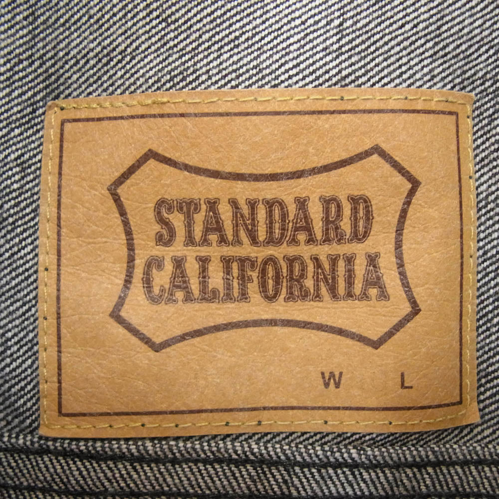STANDARD CALIFORNIA スタンダードカリフォルニア SD Denim Jacket S996 WW Il Vintage Wash デニム ジャケット ブラック系 40【美品】【中古】