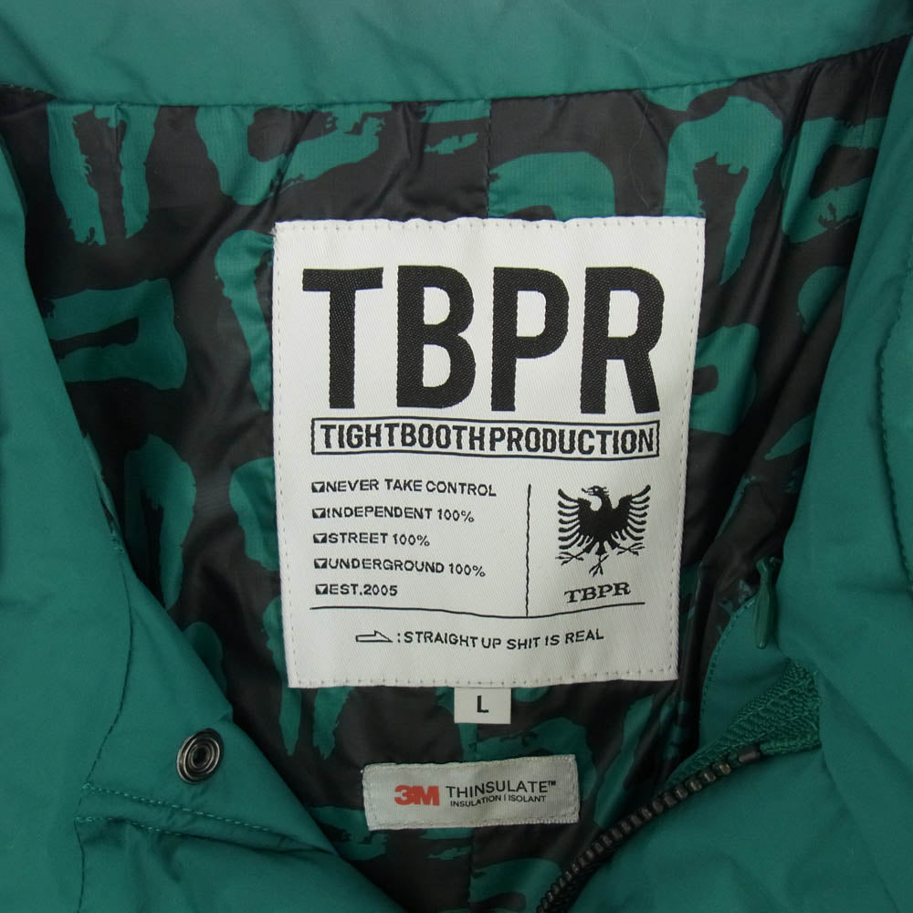 TIGHTBOOTH タイトブース MAD COW M-65 ダウンコート ダウンジャケット グリーン系 28cm【中古】