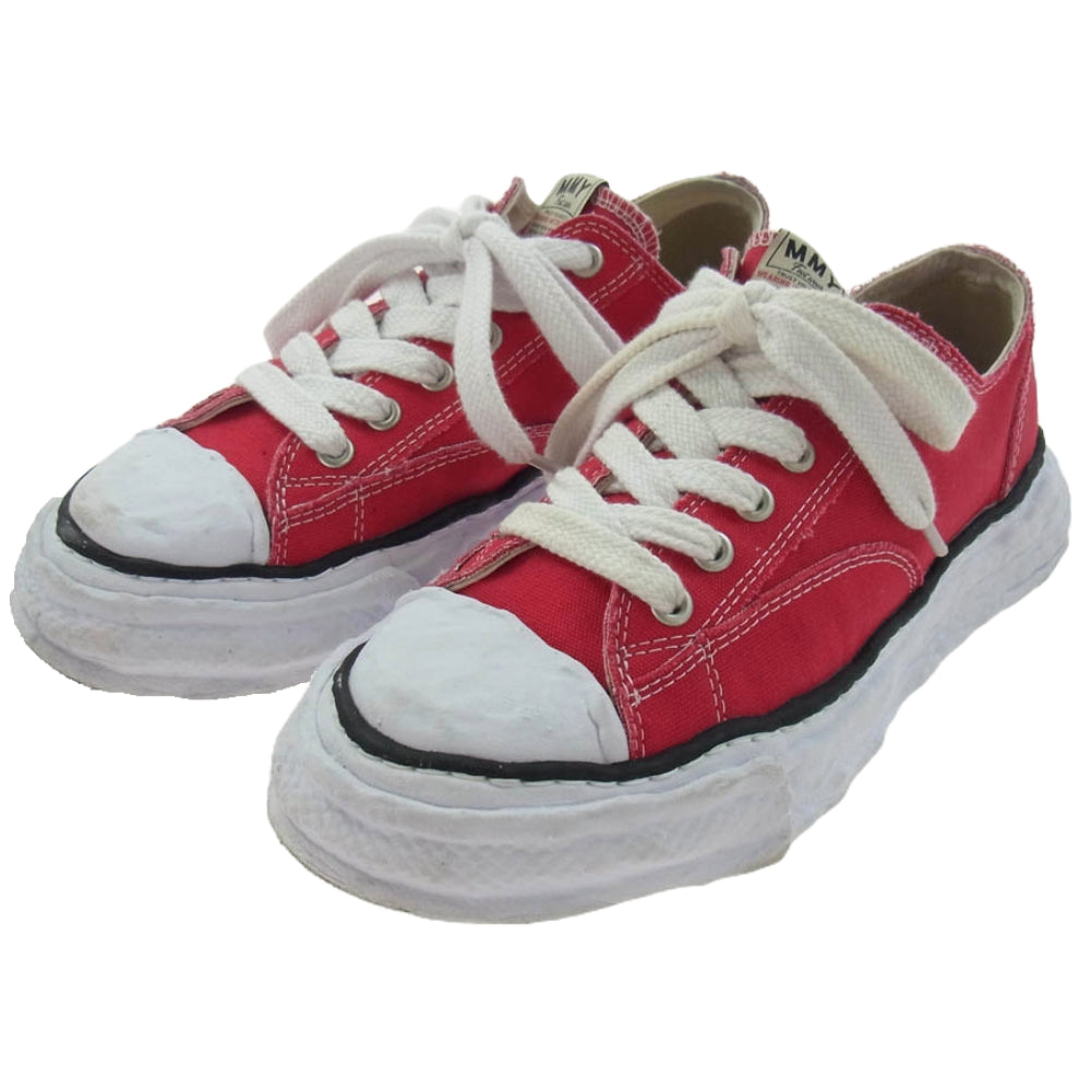 Maison MIHARA YASUHIRO メゾンミハラヤスヒロ PETERSON23 OG Sole Canvas Low-top Sneaker  43 キャンバス ローカット スニーカー ピーターソン23 レッド系 43【中古】