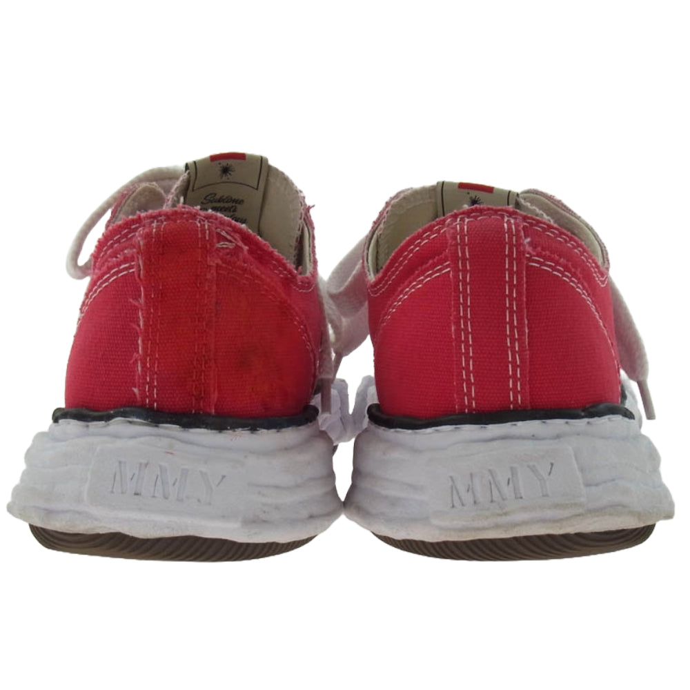 Maison MIHARA YASUHIRO メゾンミハラヤスヒロ PETERSON23 OG Sole Canvas Low-top Sneaker  43 キャンバス ローカット スニーカー ピーターソン23 レッド系 43【中古】