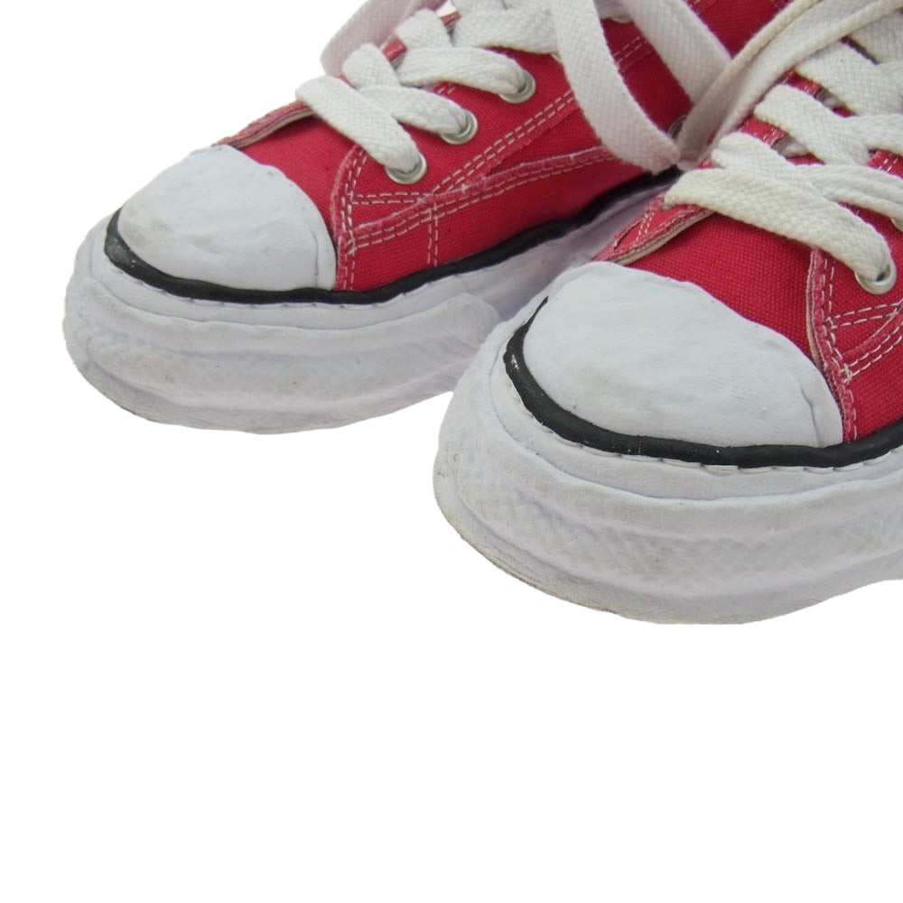 Maison MIHARA YASUHIRO メゾンミハラヤスヒロ PETERSON23 OG Sole Canvas Low-top Sneaker  43 キャンバス ローカット スニーカー ピーターソン23 レッド系 43【中古】