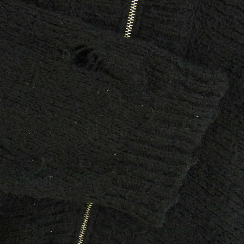 doublet ダブレット 22AW 76KN95 ZIP UP FUR YARN CARDIGAN ジップ