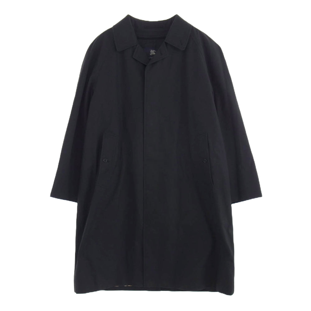 BURBERRY LONDON バーバリー ロンドン BJB55-772-29 三陽商会 日本製 ノバチェック 着脱可 ライナー 付 ステンカラーコート ブラック系 ブラック系【中古】