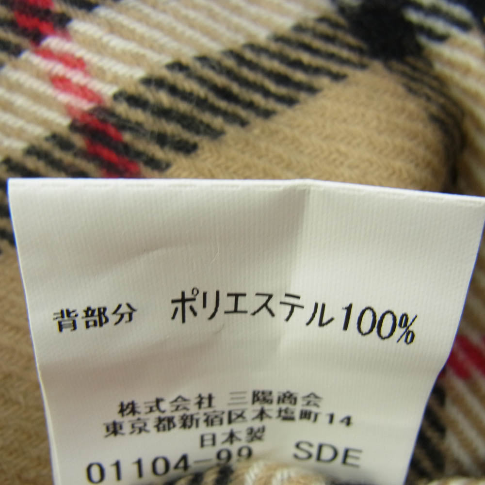 BURBERRY LONDON バーバリー ロンドン BJB55-772-29 三陽商会 日本製 ノバチェック 着脱可 ライナー 付 ステンカラーコート ブラック系 ブラック系【中古】