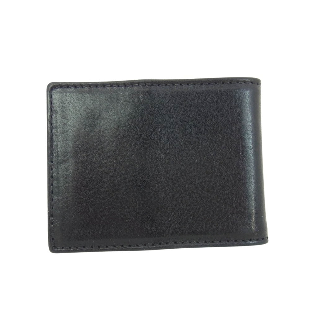 CHROME HEARTS クロムハーツ（原本有） MEMO HOLDER MINI CHクロス パッチ レザー ミニ メモホルダー ブラック系【中古】