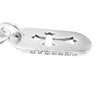 CHROME HEARTS クロムハーツ（原本無） オールドモデル カットアウトクロス ドッグタグ キーチェーン シルバー系【中古】