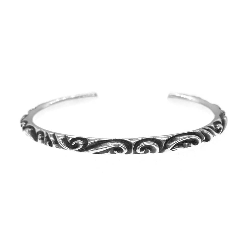 CHROME HEARTS クロムハーツ（原本有） BANGLE SCROLL スクロール バンド バングル シルバー系【中古】