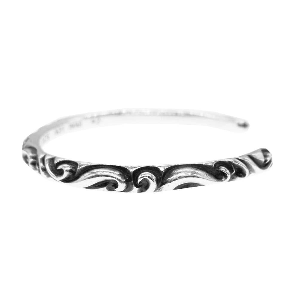 CHROME HEARTS クロムハーツ（原本有） BANGLE SCROLL スクロール バンド バングル シルバー系【中古】