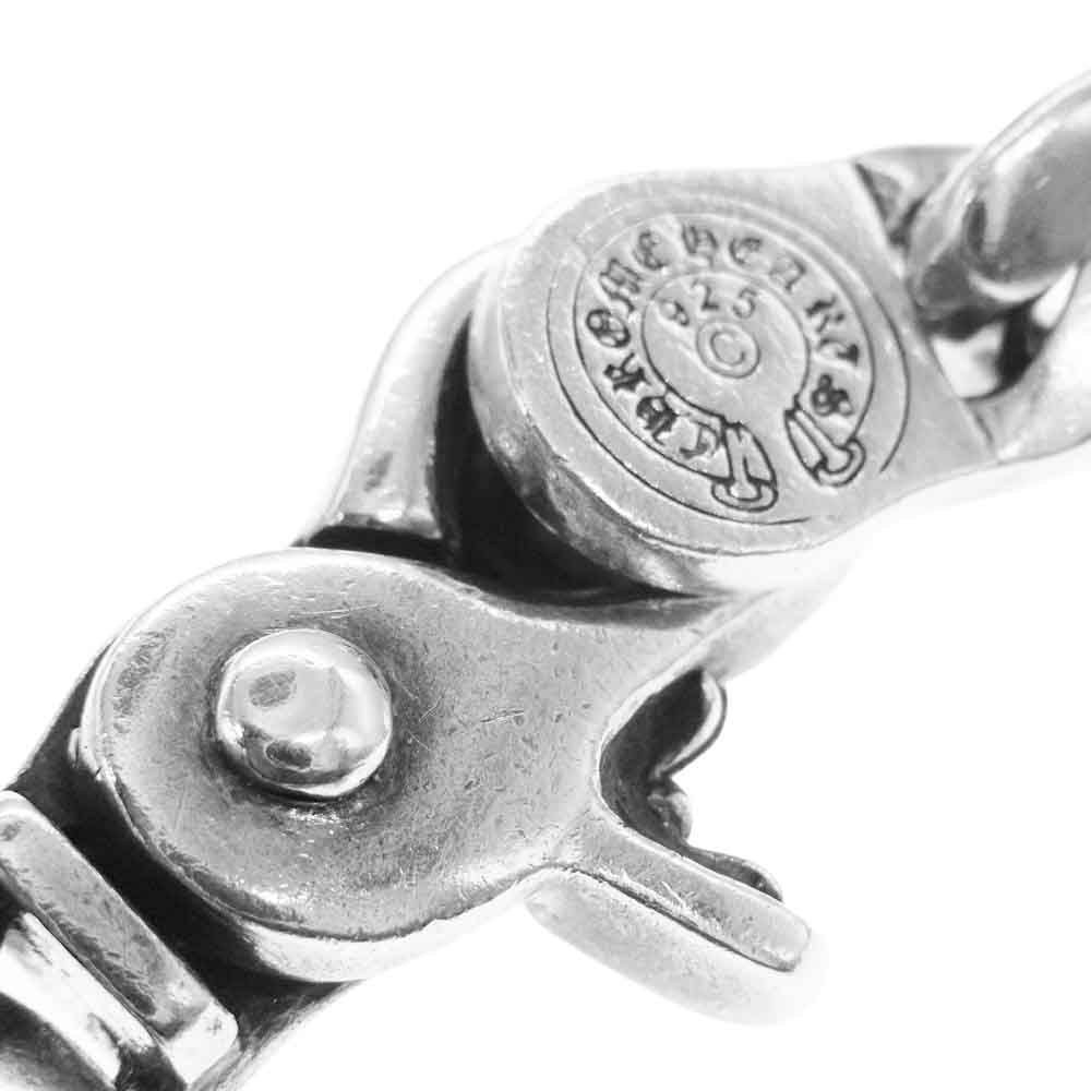 CHROME HEARTS クロムハーツ（原本無） CLSC CHN LNK SML スモール クラシックリンク クリップ ブレスレット 15LINK 15リンク シルバー系【中古】