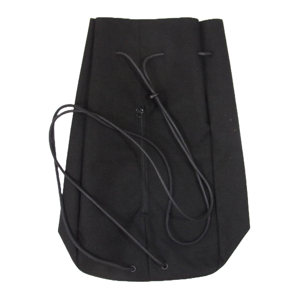 Yohji Yamamoto ヨウジヤマモト UA-I19-692-1 S'YTE Concho 2WAY ミニボン サック バッグ ブラック系 3【新古品】【未使用】【中古】