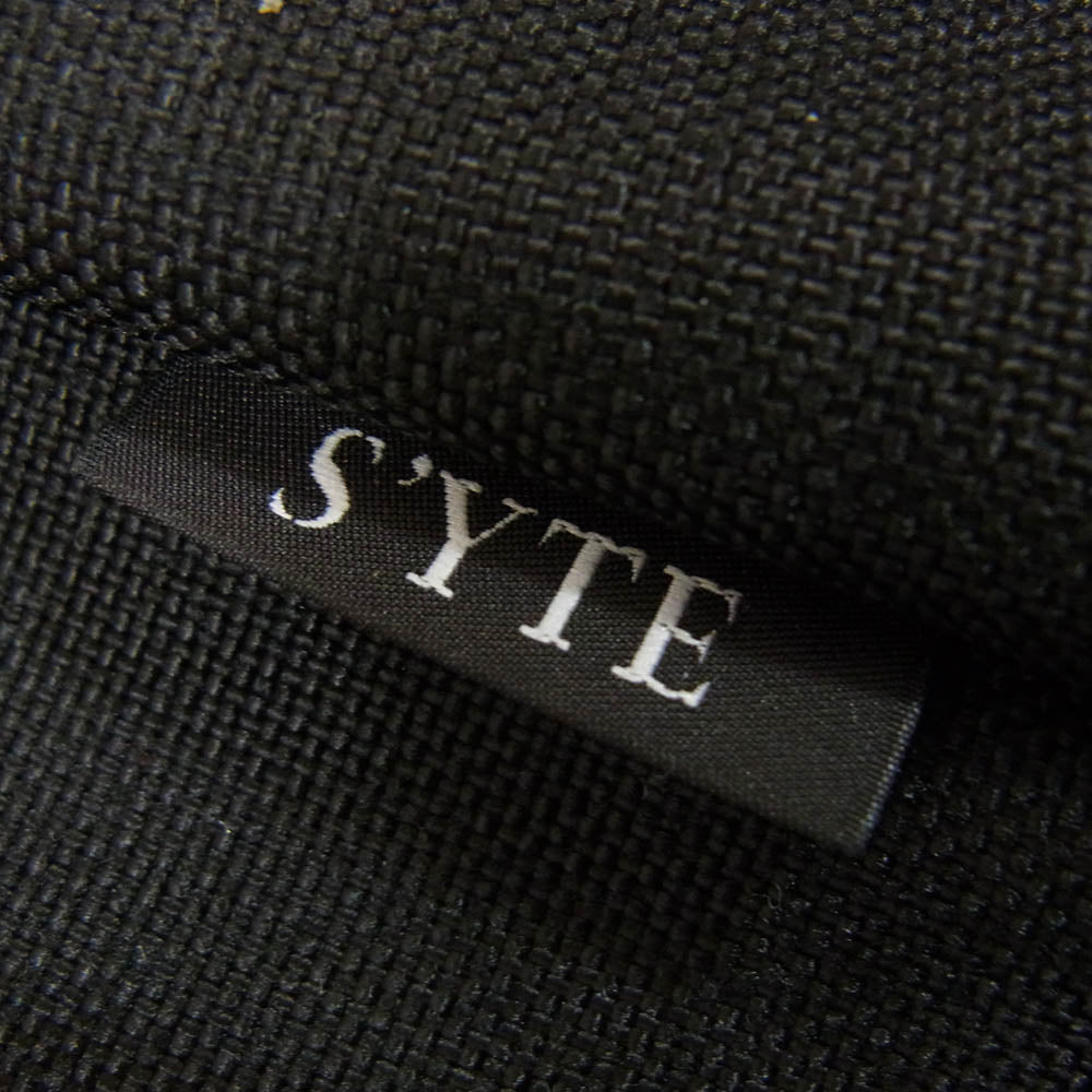 Yohji Yamamoto ヨウジヤマモト UA-I19-692-1 S'YTE Concho 2WAY ミニボン サック バッグ ブラック系 3【新古品】【未使用】【中古】