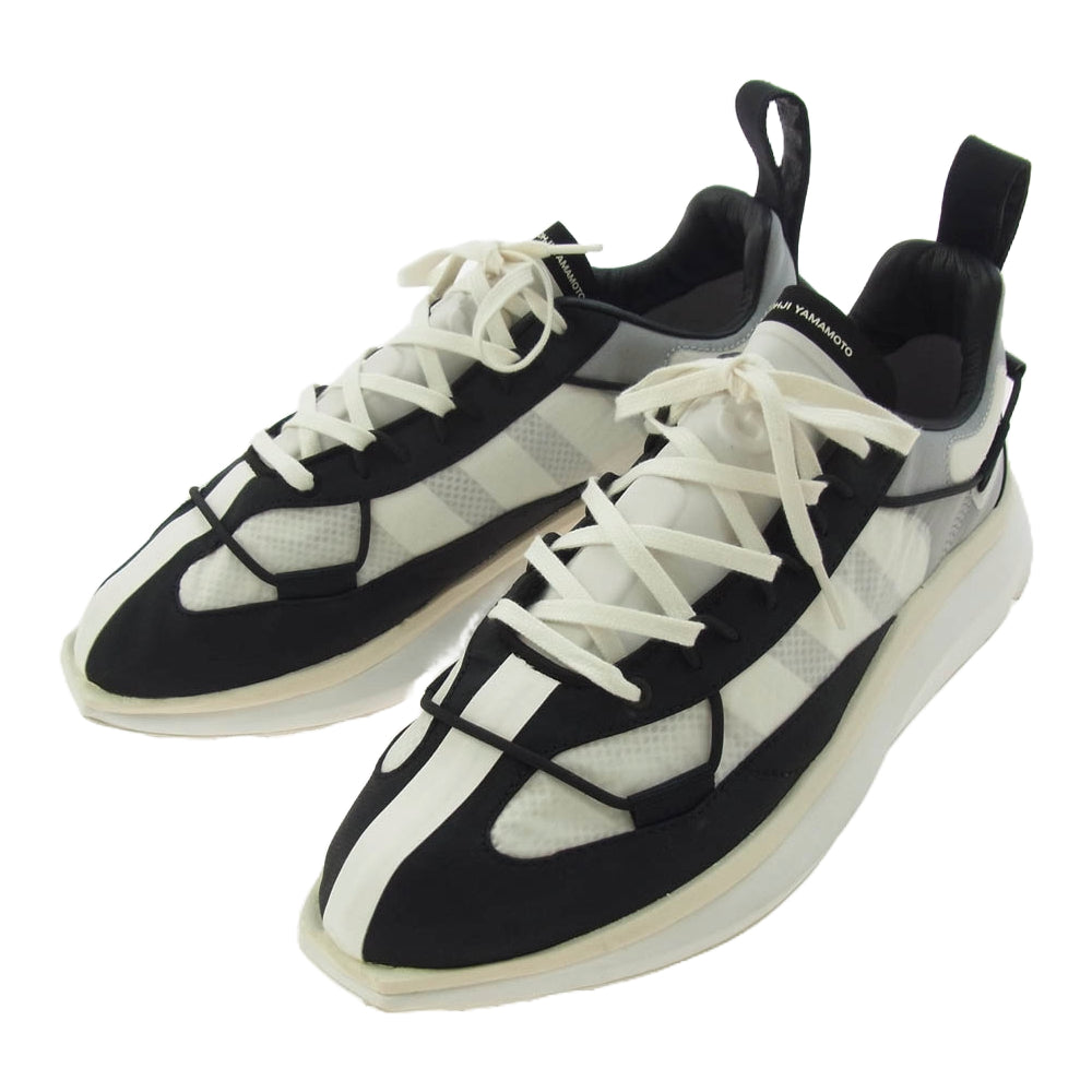 Y-3 Yohji Yamamoto ワイスリー ヨウジヤマモト FZ4321 SHIKU RUN ローカット スニーカー ブラック系 ホワイト系 27cm【中古】