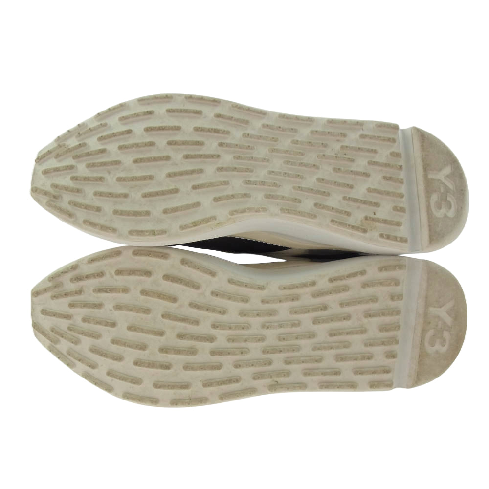 Y-3 Yohji Yamamoto ワイスリー ヨウジヤマモト FZ4321 SHIKU RUN ローカット スニーカー ブラック系 ホワイト系 27cm【中古】