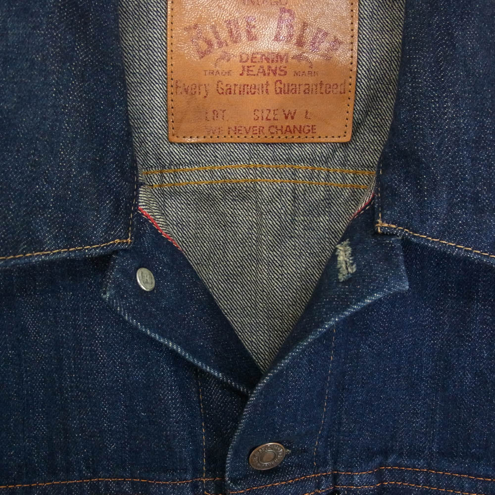 BLUE BLUE ブルーブルー 700044-516 インディゴ デニム トラッカー ジャケット インディゴブルー系 2【中古】