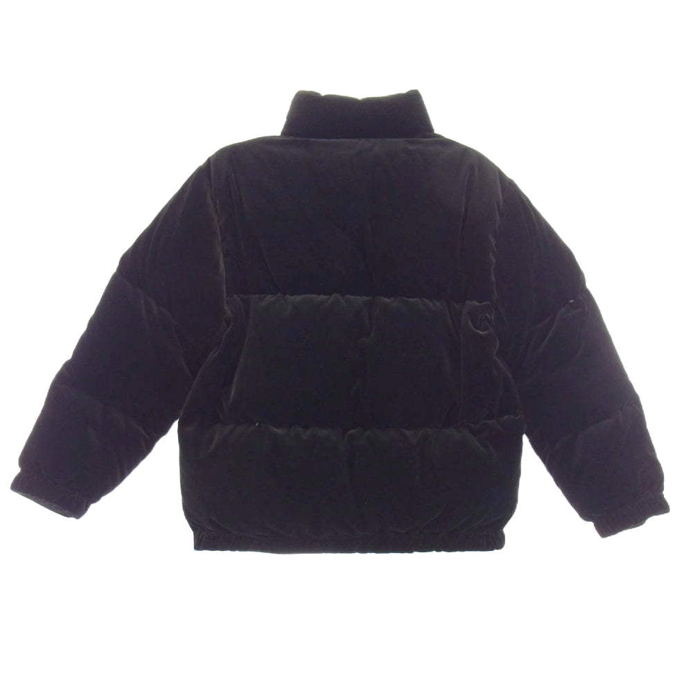 WACKO MARIA ワコマリア 24AW 24FW-WMONA04 ×NANGA VELVET DOWN JACKET ベルベッド ダウン ジャケット ブラック系 S【中古】
