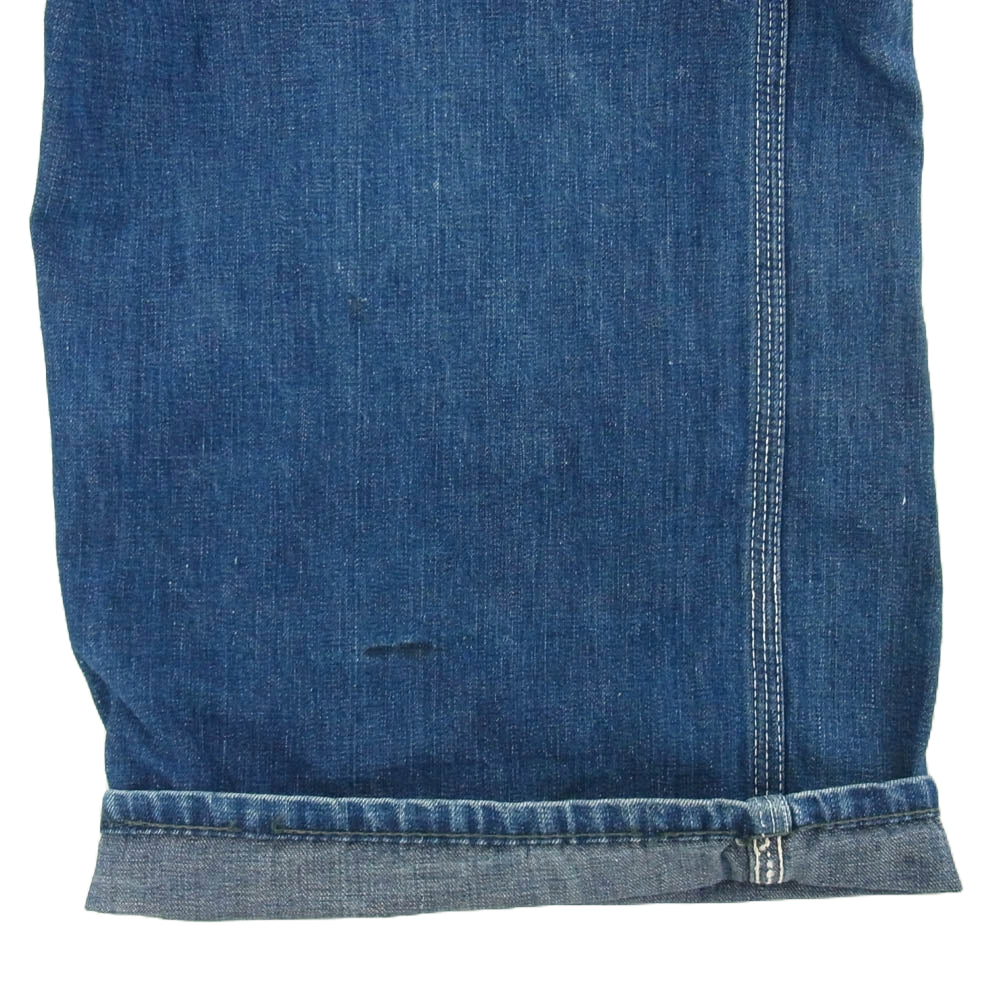 ブルースチール Vintage 50s DENIM OVERALL デニム オーバー オール インディゴブルー系 表記サイズ無し【中古】