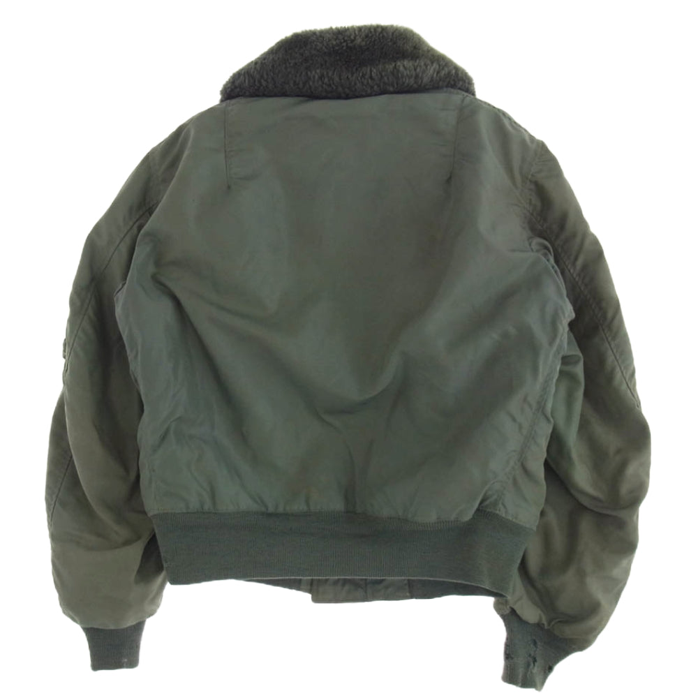 U.S.AIR FORCE Vintage 50s USAF B-15D ヴィンテージ フライト ジャケット カーキ系 36【中古】