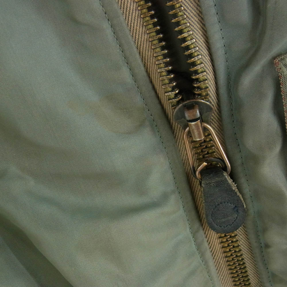 U.S.AIR FORCE Vintage 50s USAF B-15D ヴィンテージ フライト ジャケット カーキ系 36【中古】