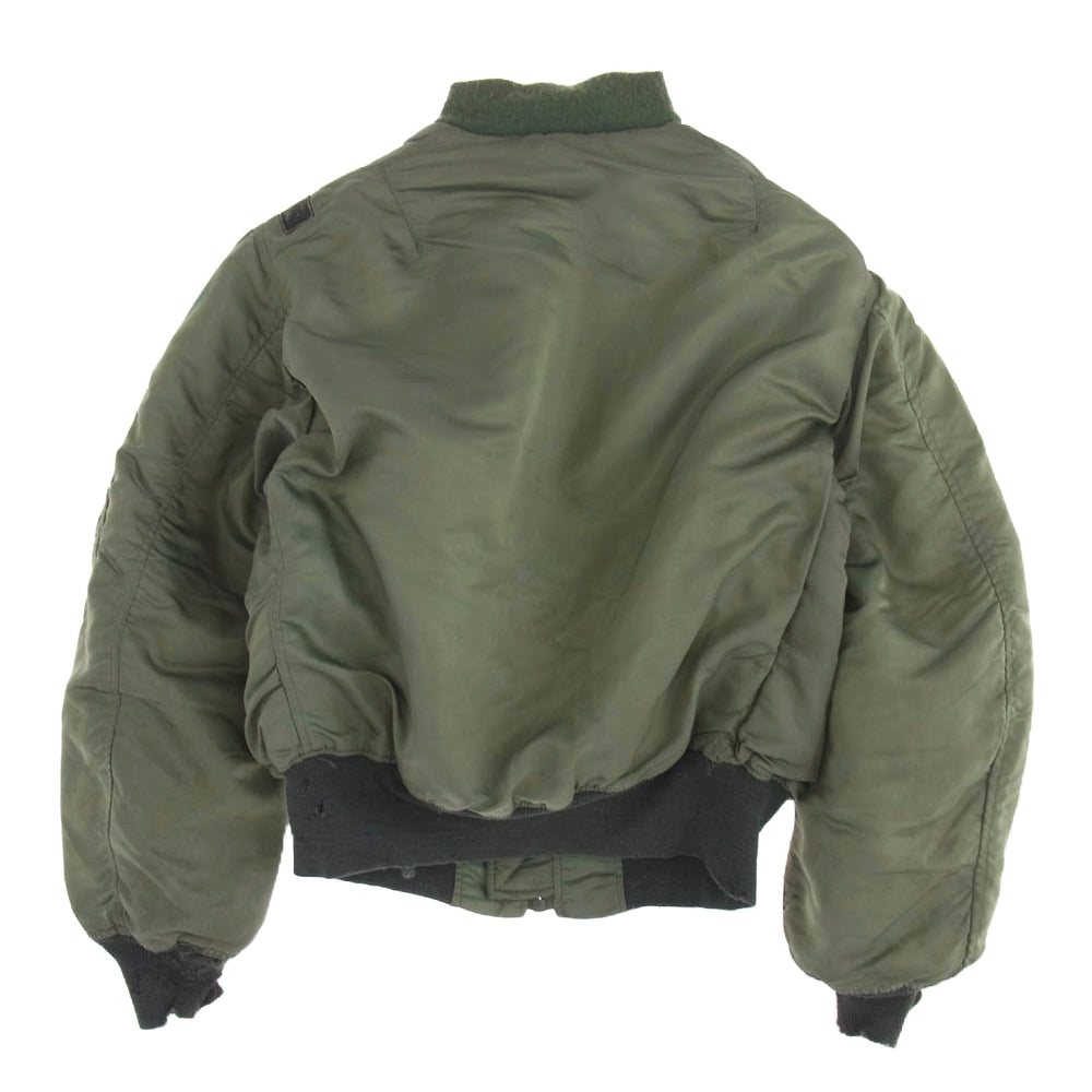 U.S.AIR FORCE Vintage 50s 米軍実物 50年代 USAF B-15D mod ヴィンテージ フライト ジャケット グリーン系 34【中古】