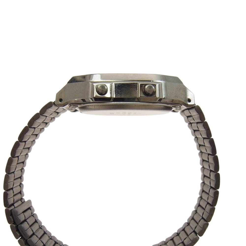 CASIO カシオ A168WGG-1B チプカシ デジタル 腕時計 シルバー系 ブラック系【中古】