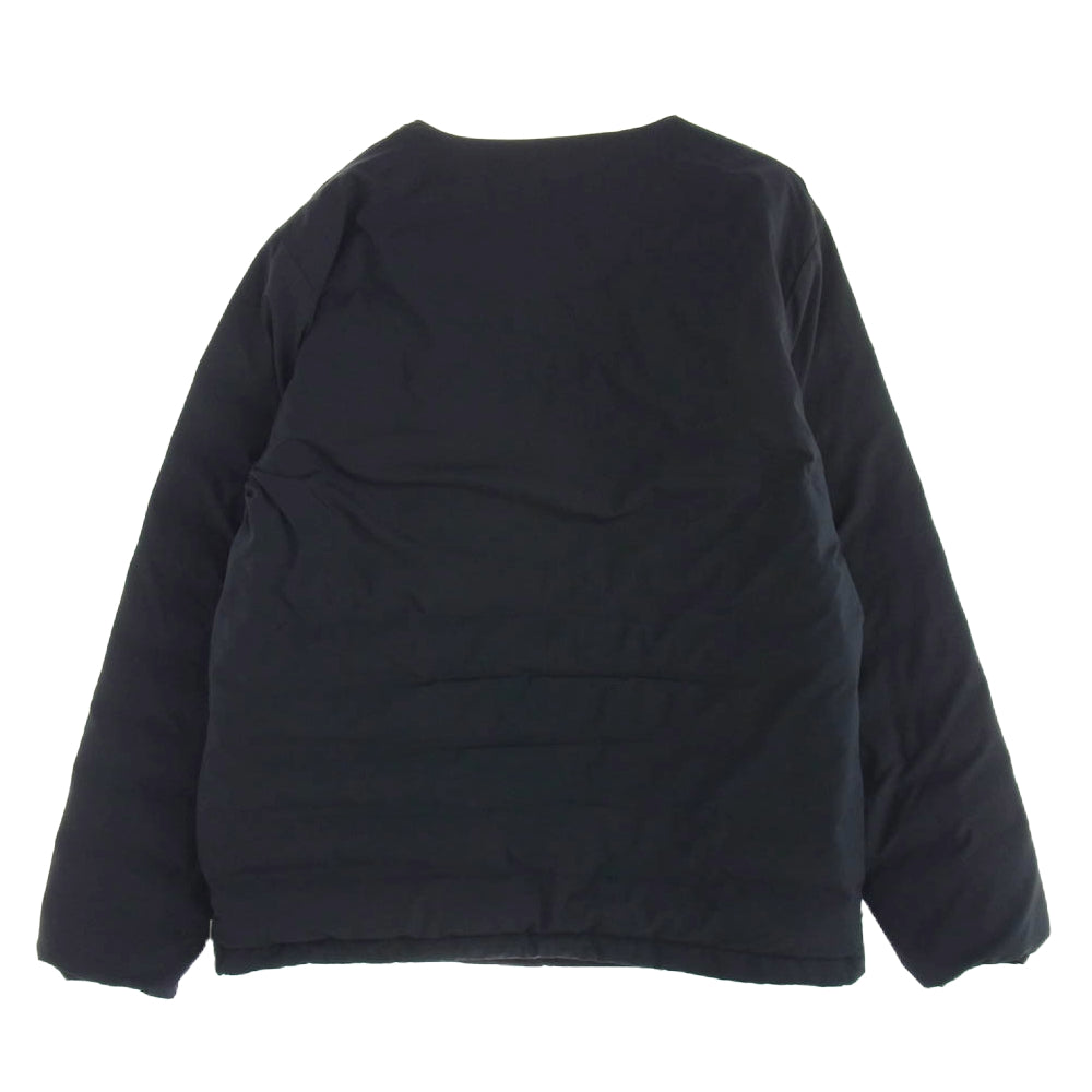 NANGA ナンガ ×OSHMANS オッシュマンズ INNER DOWN CARDIGAN インナーダウン ノーカラー ダウンジャケット ブラック系 XL【中古】