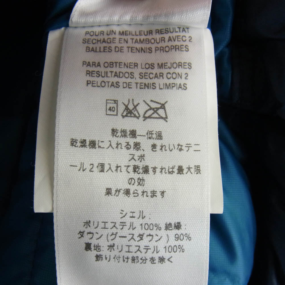 patagonia パタゴニア 15AW 84674 DOWN SWEATER ダウンセーター ジップアップ ダウンジャケット ネイビー系 M【中古】