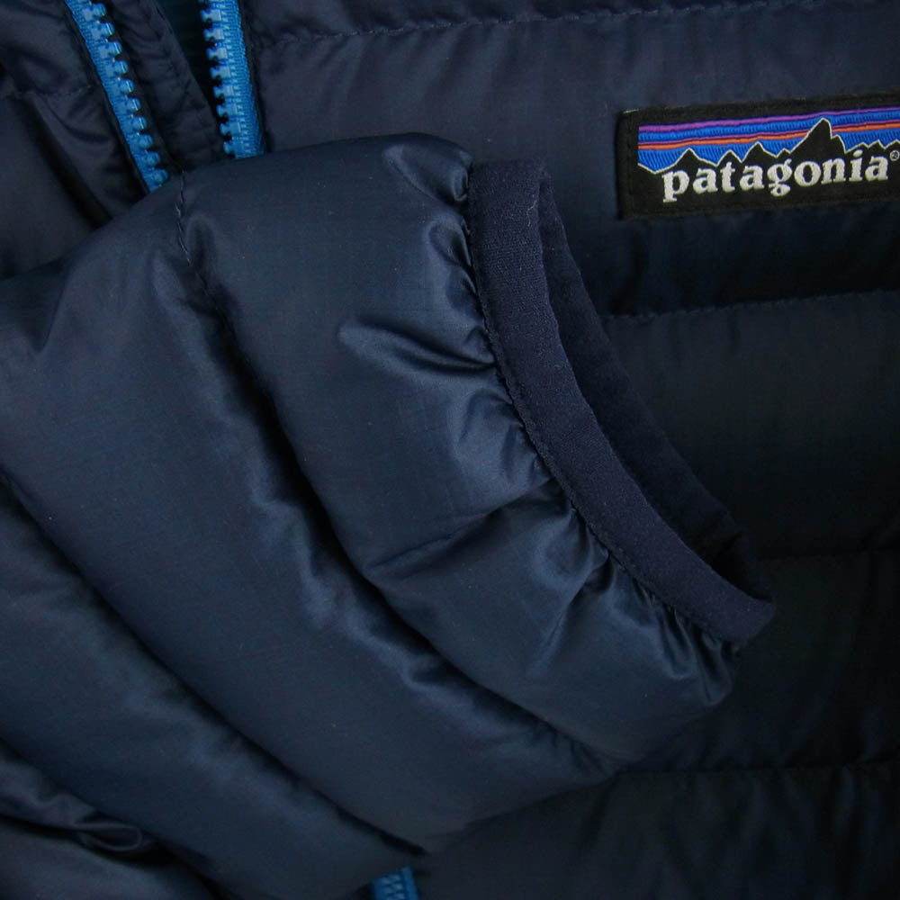patagonia パタゴニア 15AW 84674 DOWN SWEATER ダウンセーター ジップアップ ダウンジャケット ネイビー系 M【中古】