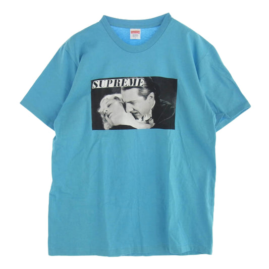 Supreme シュプリーム 19SS Bela Lugosi Tee ベラ ルゴシ 半袖 Tシャツ ライトブルー系 L【美品】【中古】