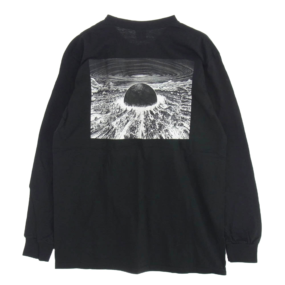 Supreme シュプリーム 17AW × AKIRA Neo Tokyo L/S アキラ ロンT 長袖 Tシャツ カットソー ブラック系 L【極上美品】【中古】