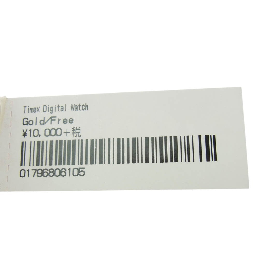 Supreme シュプリーム 19AW x TIMEX Digital Watch タイメックス デジタル ウォッチ 腕時計 ゴールド系【極上美品】【中古】