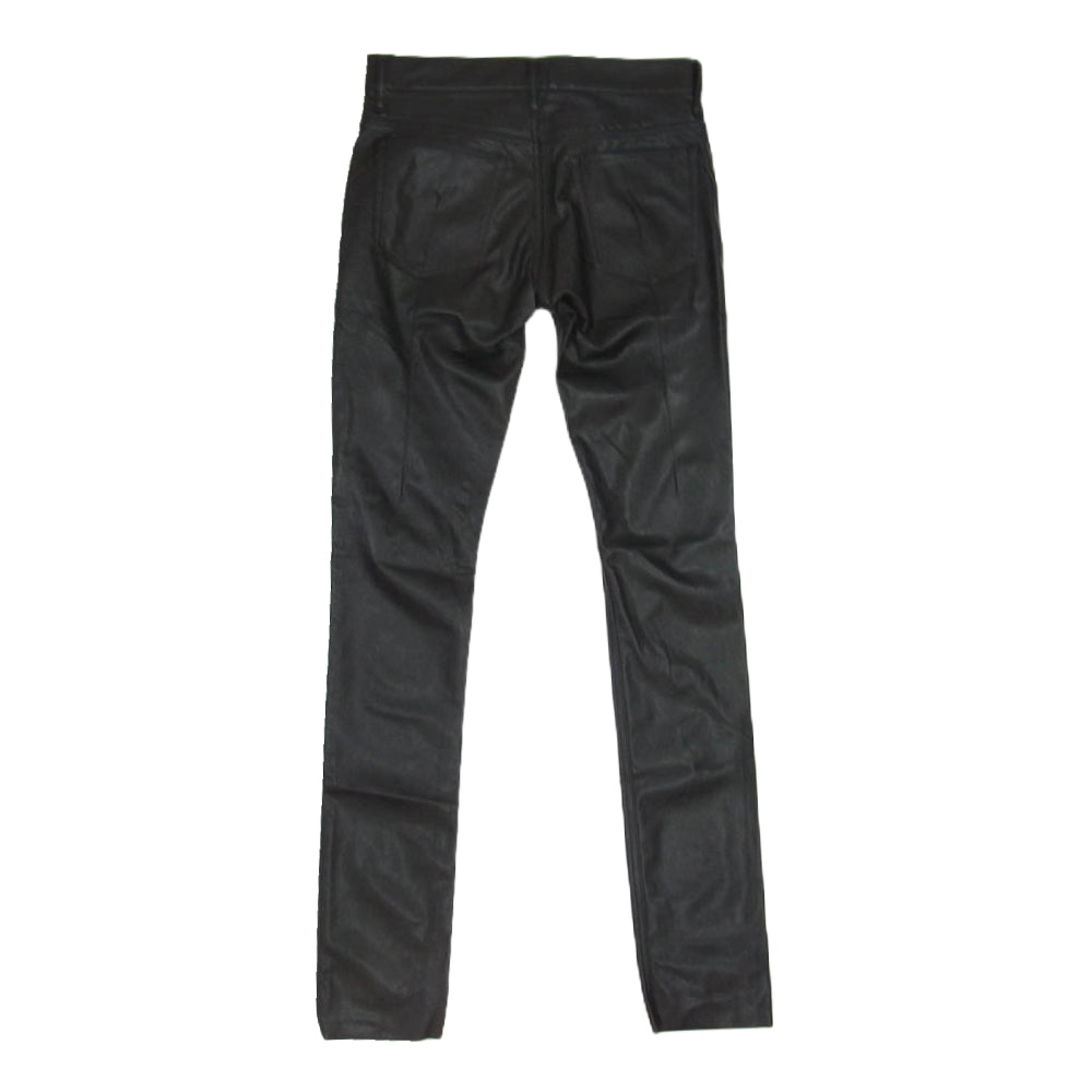 ファガッセン トシキアオキ BLACK BIRD フェイクレザー パンツ ブラック系 26【中古】