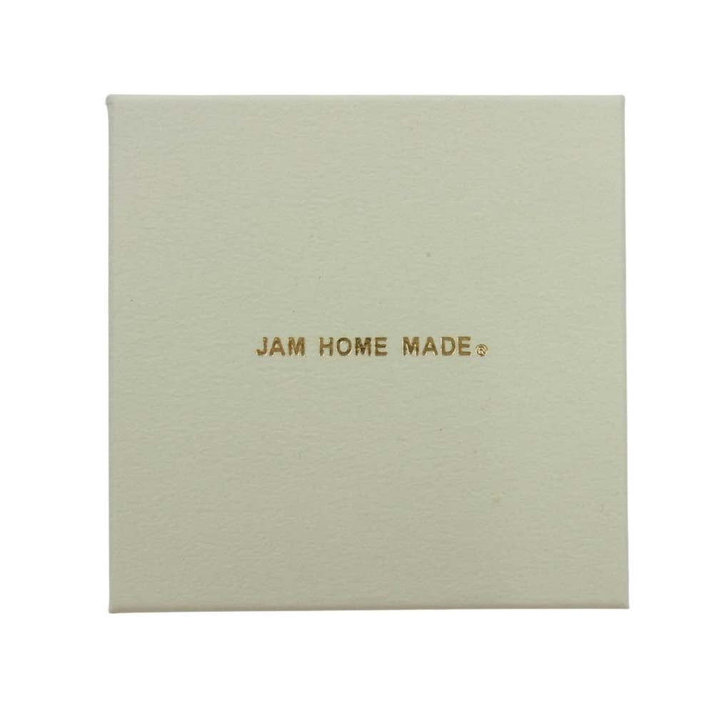 JAM HOME MADE ジャムホームメイド ラウンドダイヤモンド ブラックダイヤ プレート ピアス ゴールド ゴールド系【中古】