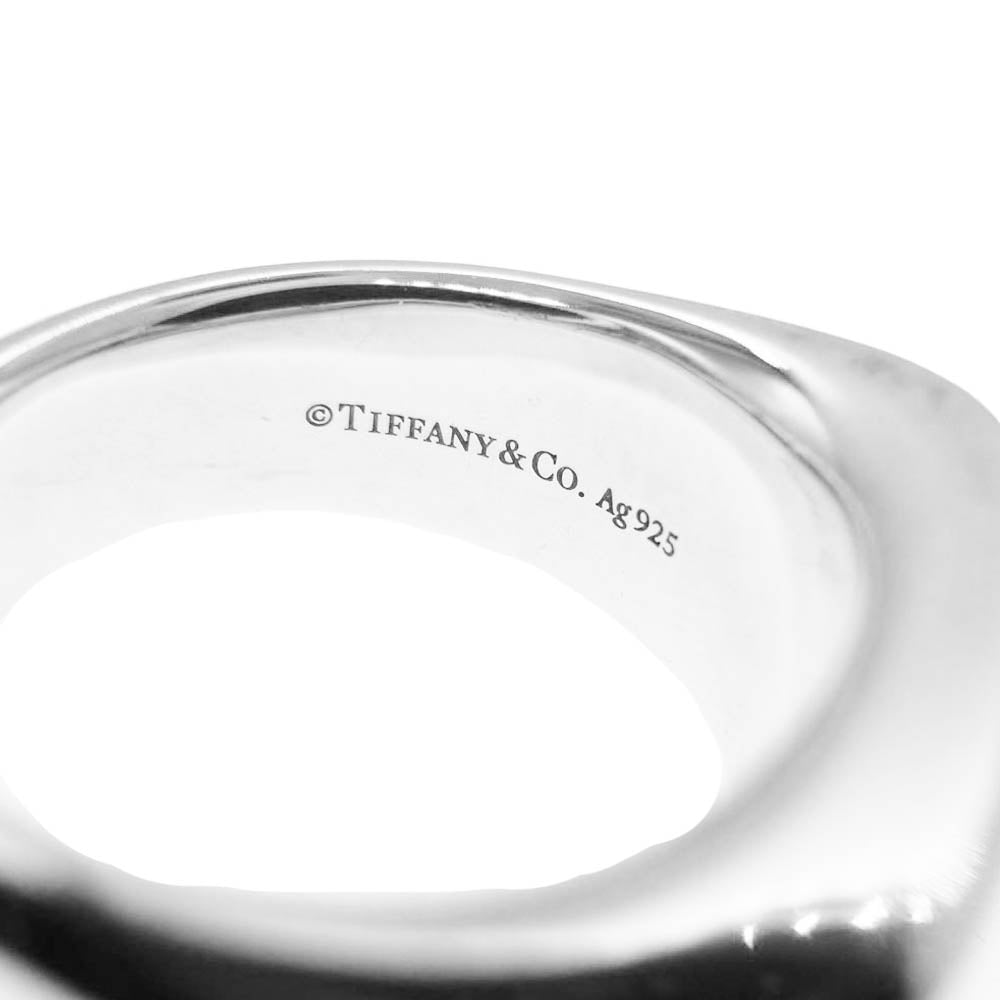 TIFFANY&Co. ティファニー MAKERS メイカーズ シグネット リング シルバー系 16.5号【中古】