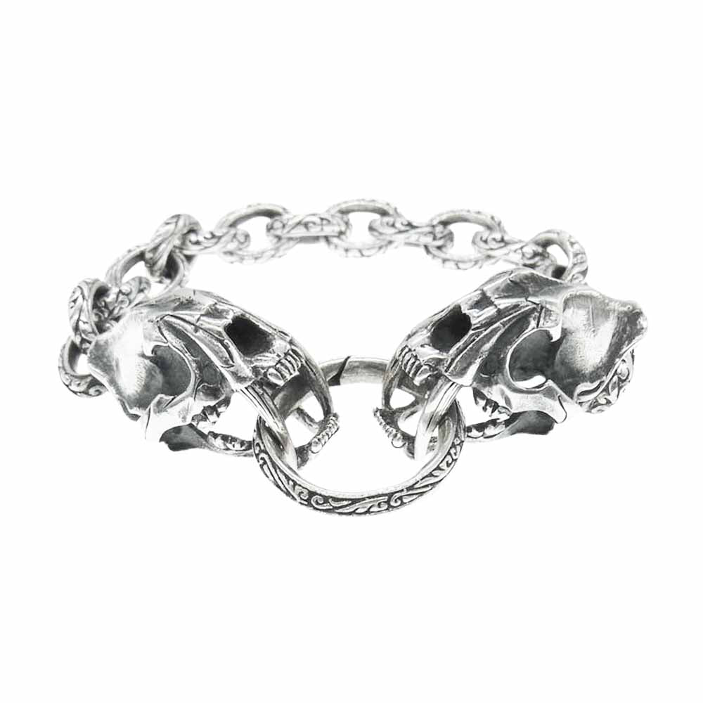 ZOCALO ソカロ Saber Toothed Tiger Facing Bracelet サーベルタイガー ブレスレット シルバー系【中古】